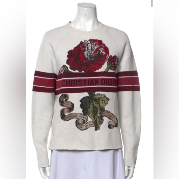 CHRISTIAN DIOR Curise Graphic Print Sweater - Picture 2 of 6